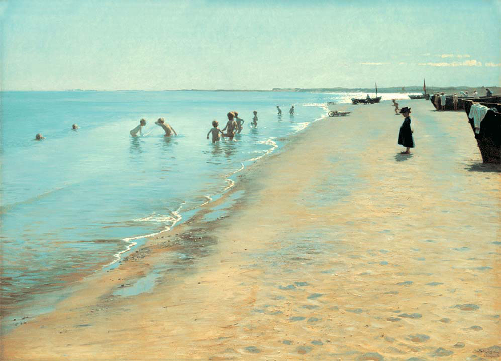 Summer Day on Skagen-s Southern Beach